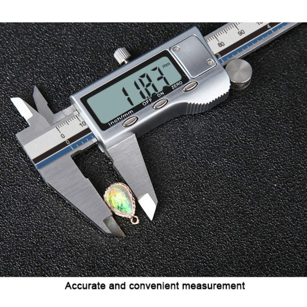 Suwalizki Elektroniczny Cyfrowy Cyfrowy Zacisk Ze Stali Nierdzewnej Vernier Caliper High Precision Industrial Pomiar Narzędzia Zakres: 0-150mm