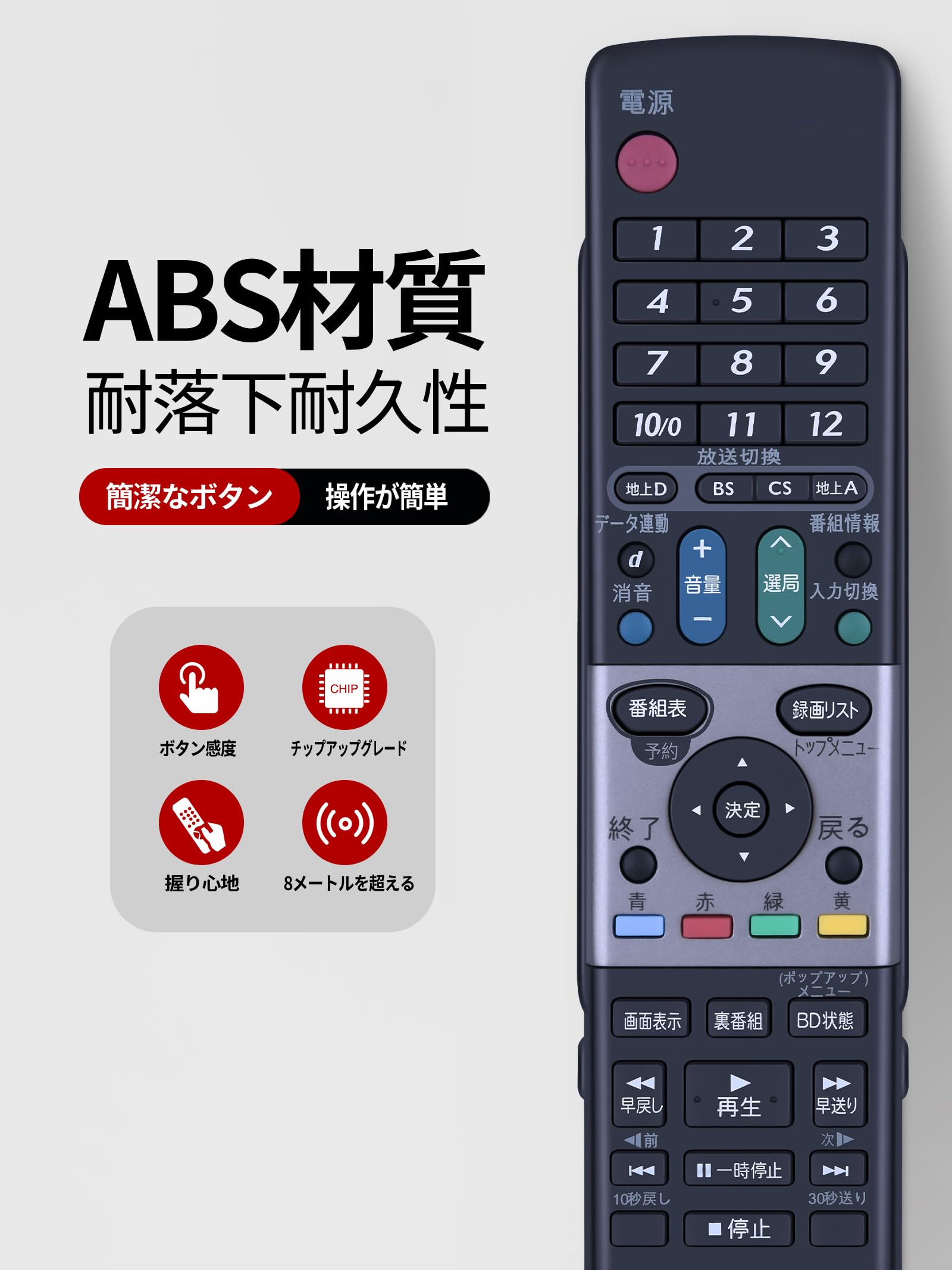 シャープ 液晶テレビ用リモコン RRMCGA738WJSA(0126380038) d2ldlup Amazon | テレビリモコン GA738WJSA for SHARP シャープ テレビ