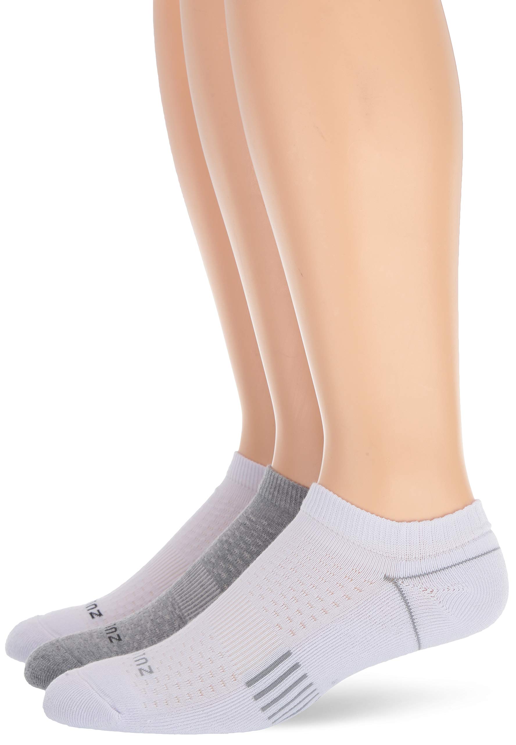 BalegaZulu Cushioning Performance No Show Active Lifestyle Socks for Men and Women (3 Pair)