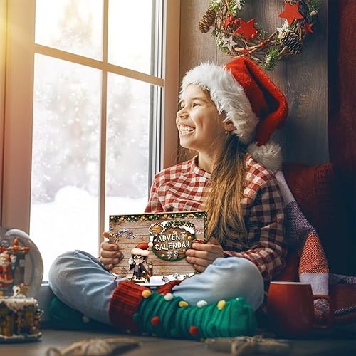 Miniatura 6 de Calendario de Adviento 2025, regalo mágico de Navidad para niños, cuenta regresiva de 24 días, juego de tema divertido sorpresa regalo para niños,