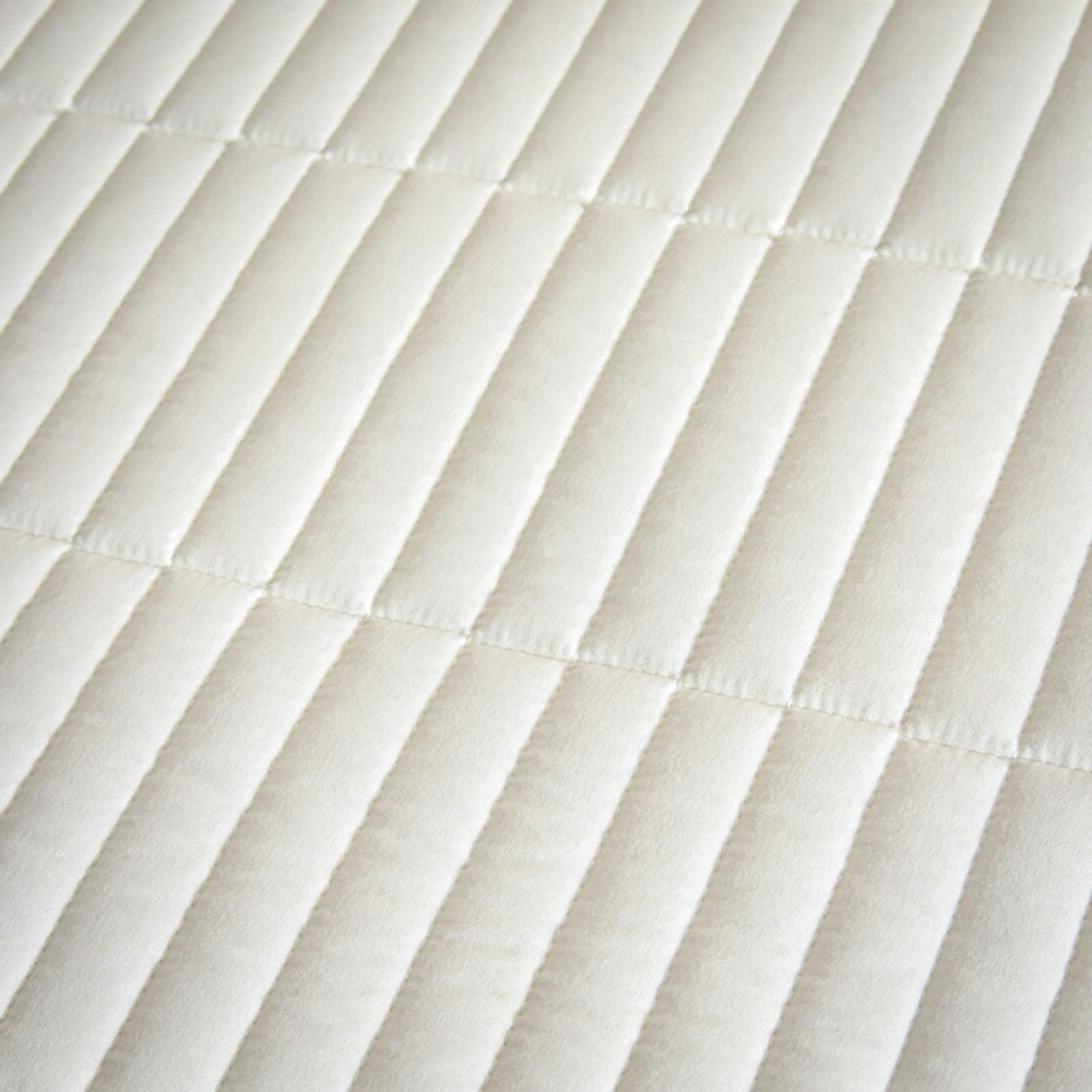 Coprimaterasso trapuntato, traspirante, personalizzabile, tutto incluso, lavabile, protezione a 360°, per letto singolo, matrimoniale, king size (bianco, 160 x 190 + 22 cm)