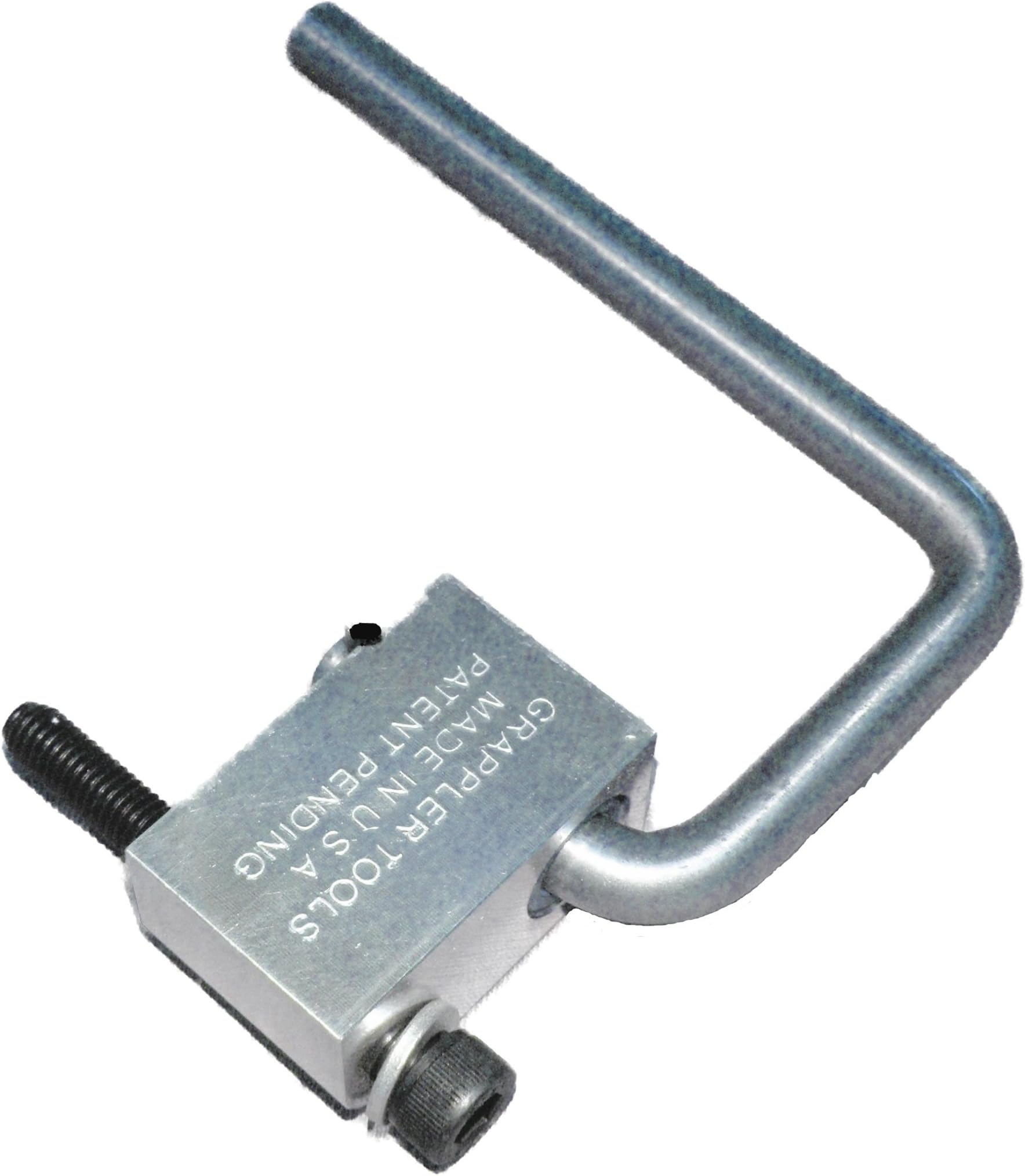 NAIL GUN HOOK! HANG YOUR GUN EVERYWHERE! UP TO 2 1/2" MATERIAL! VERTICAL STUDS! LADDERS! UP TO 45" RAFTERS! PRO QUALITY MADE IN THE U.S.A.