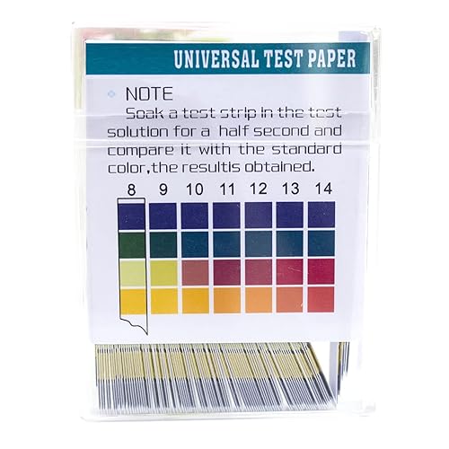 Miniatura 2 de Paquete de 2 tiras de prueba de pH, tiras de prueba universales de medición de pH 0-14 para agua, vino, saliva, orina, suelo, alimentos para
