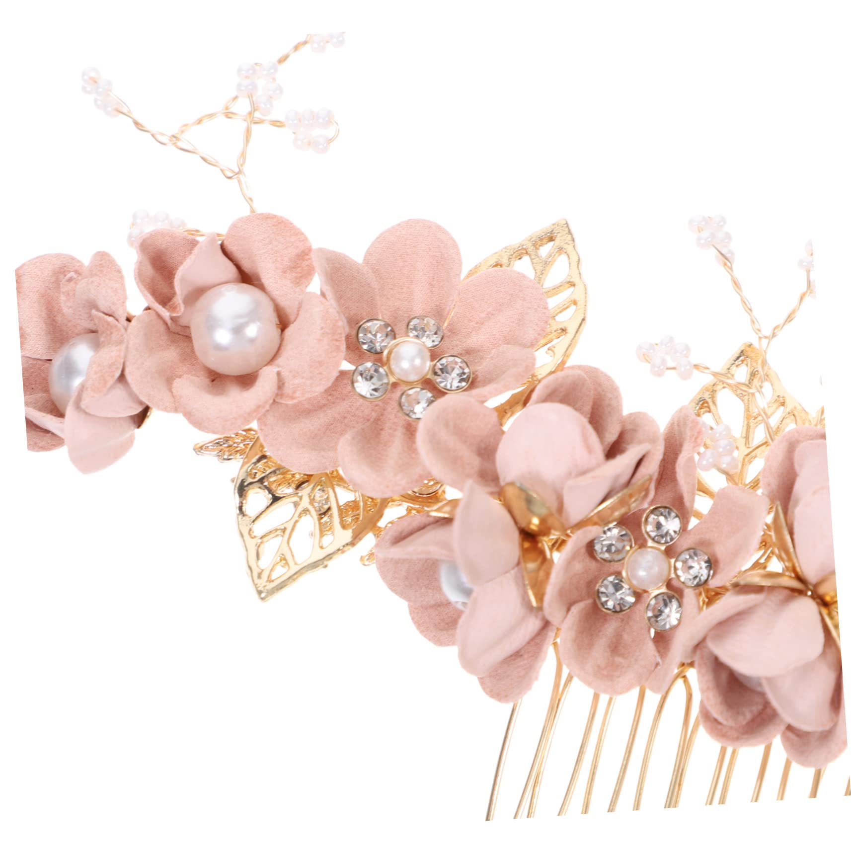 Healeved 8pezzi Accessori Per e Pettine e Fermaglio Per Matrimonio Decorazioni Floreali Per Acconciature