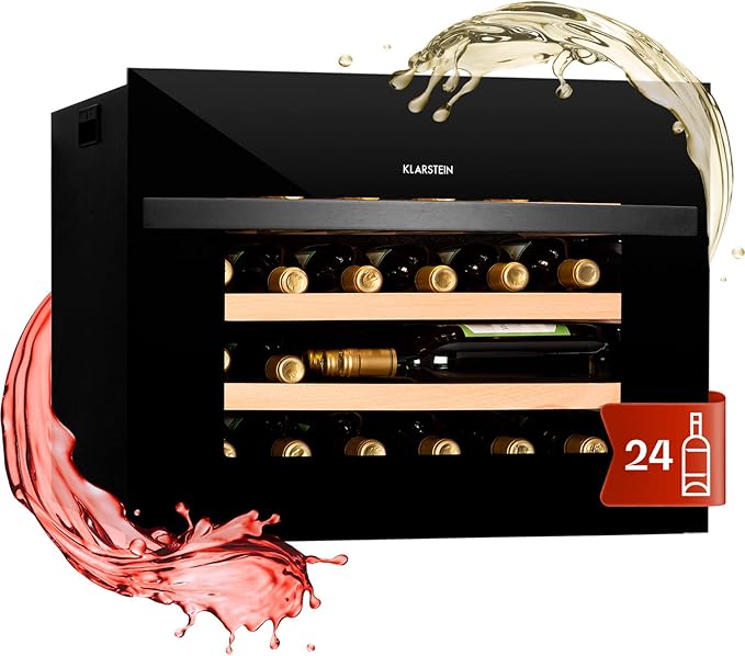 Cantinetta Vino KLARSTEIN Refrigerata - Frigo Vino Da 8 Bottiglie Con Vetrina, Illuminazione UV E Touch - Foto 14