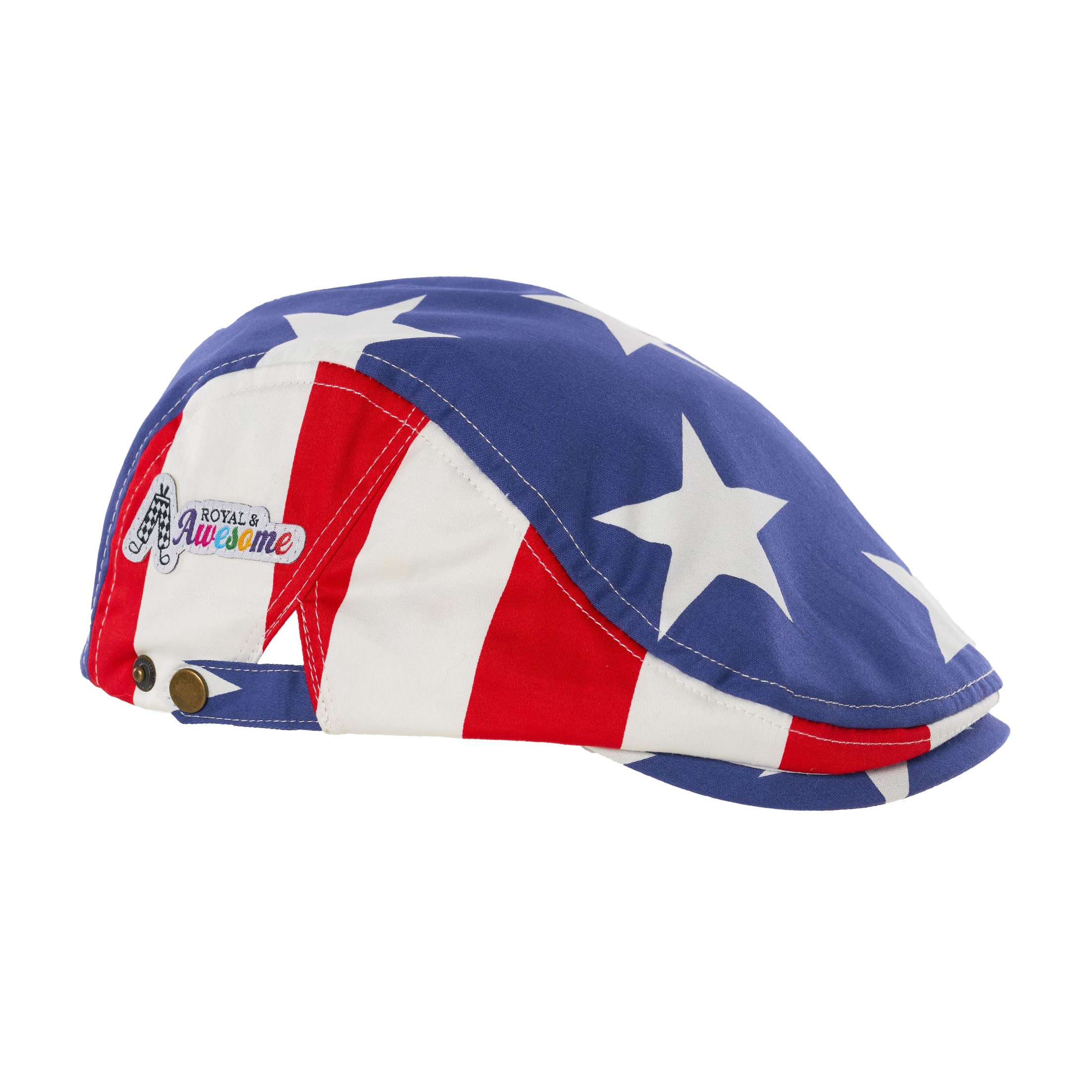 Royal & AwesomeMen's Golf Flat Cap, Funny Golf Hats