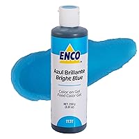 Vista 16 de ENCO Gel Colorante Alimentario Rojo 8.8 oz (250g) Concentrado, Vegano