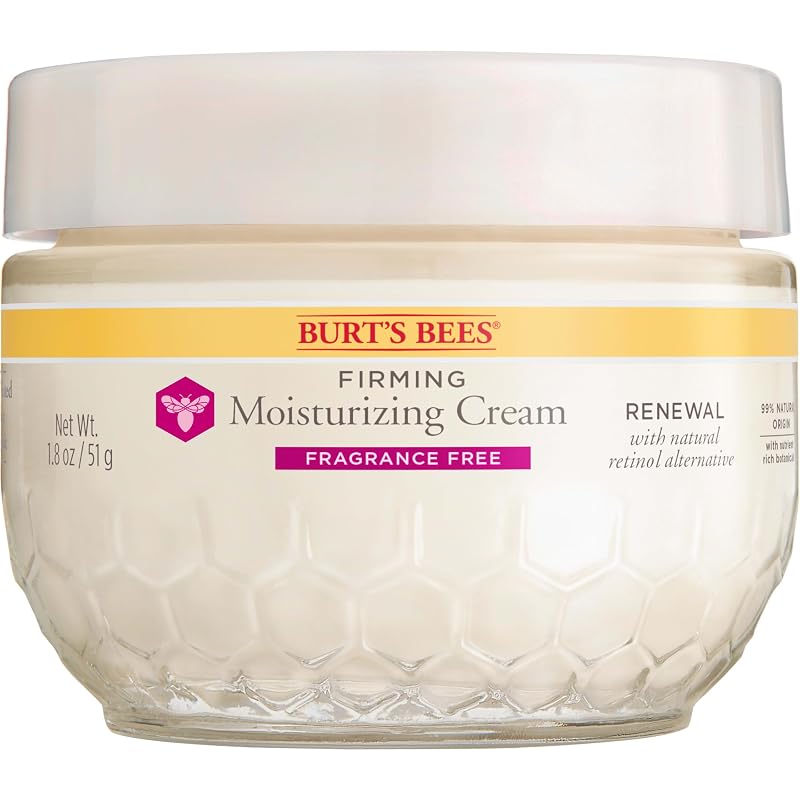 Creme hidratante facial Burt's Bees Renewal sem fragrância, 50 mL