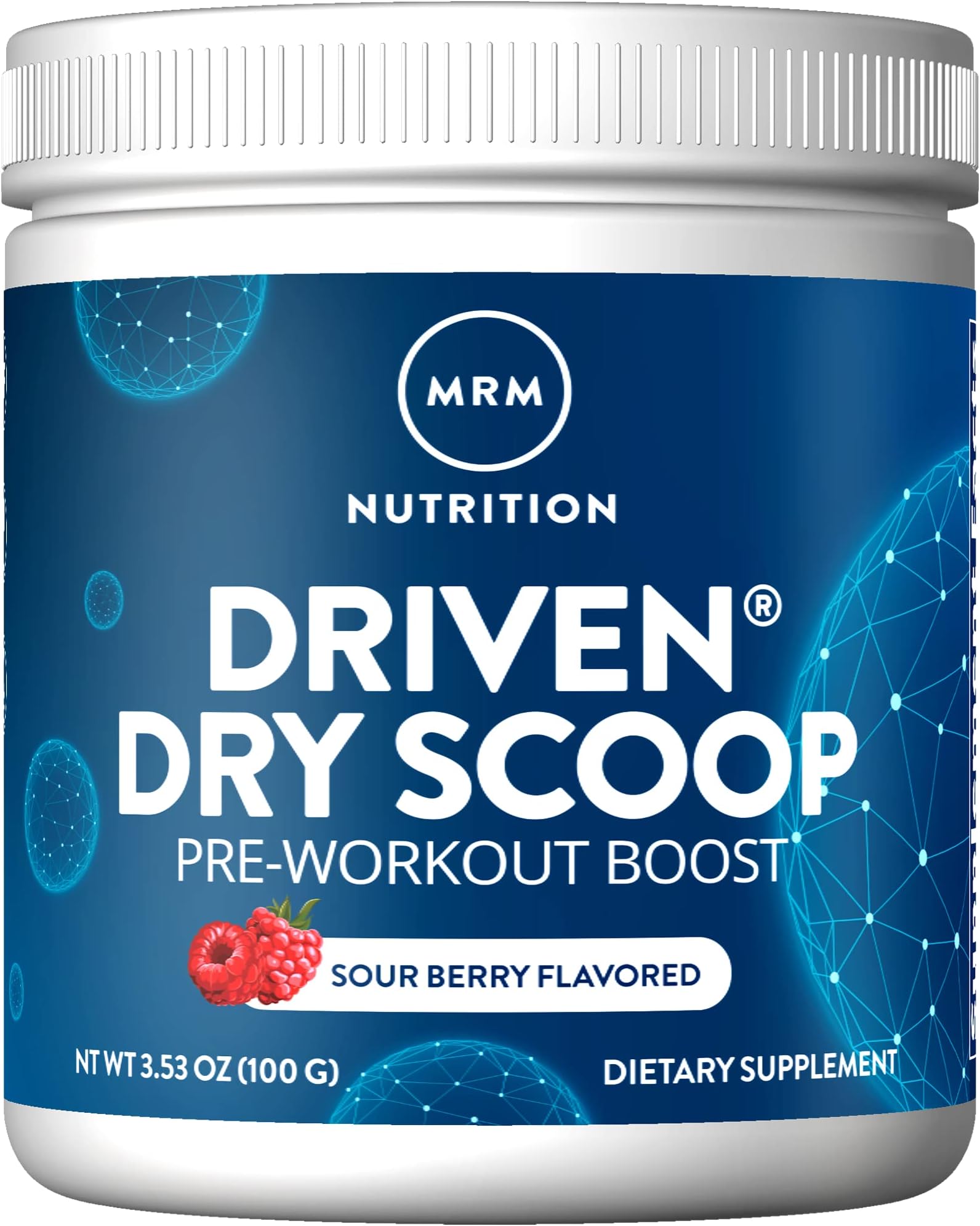 MRM Nutrition Driven™ Dry Scoop PreWorkout Powder Sour