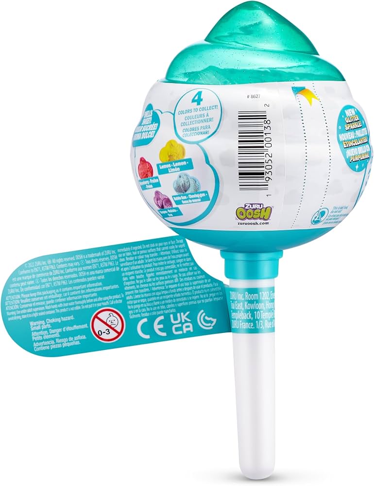 Amazon.com: Oosh Slime Cotton Candy Cuties Series 2 by ZURU (Green