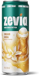 Zevia Soda Cream Sleek, 12 fl oz