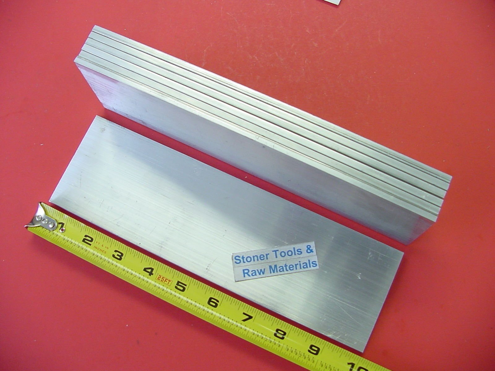 Barra Piatta Alluminio 3/16" X 3" 6061 T6511 Aluminum Flat Bar X 24"-Long-- .188" X 3" 6061 T6511 Flat | UK Profilato In Alluminio - Foto 4