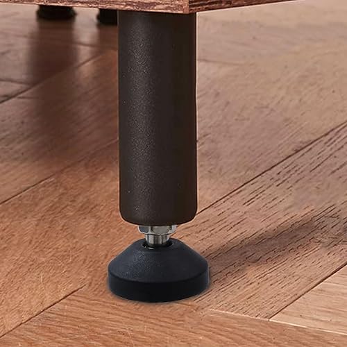 Vista 5 de T Tulead Furniture Glide - Soporte de nivelación giratorio resistente de 2 pulgadas de diámetro, pies ajustables de metal M121.2.953 in, máquina