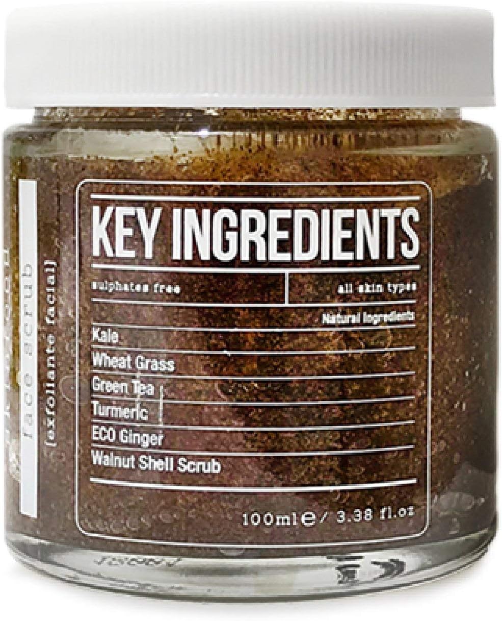 Face Scrub - Exfoliating Face Wash Improves Skin Texture, Unclogs Pores, Prevents Blackheads 100ml