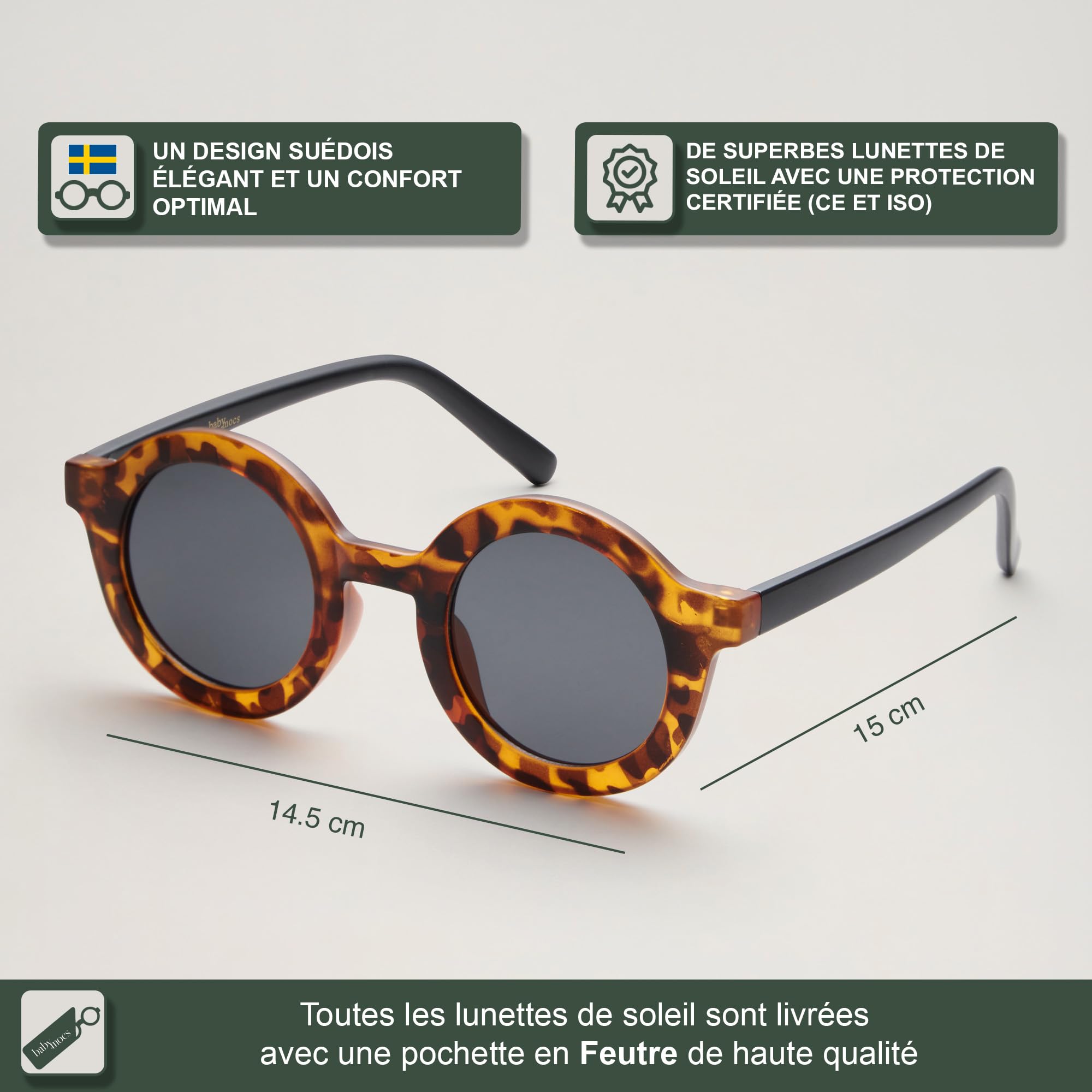 BABYMOCS Lunettes de soleil Signature Adult