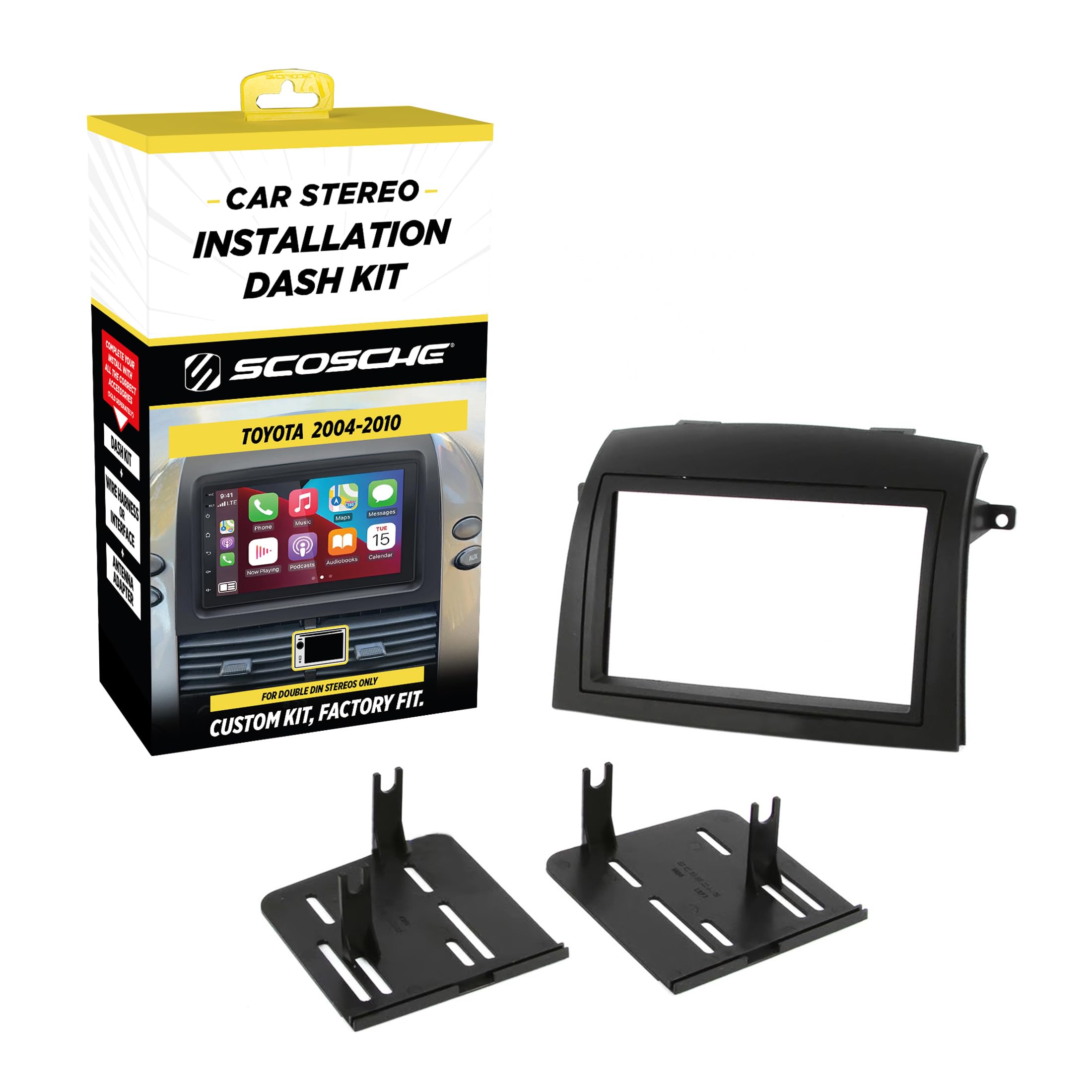 Amazon.com: Scosche TA2088B Double DIN Radio Install Dash Kit