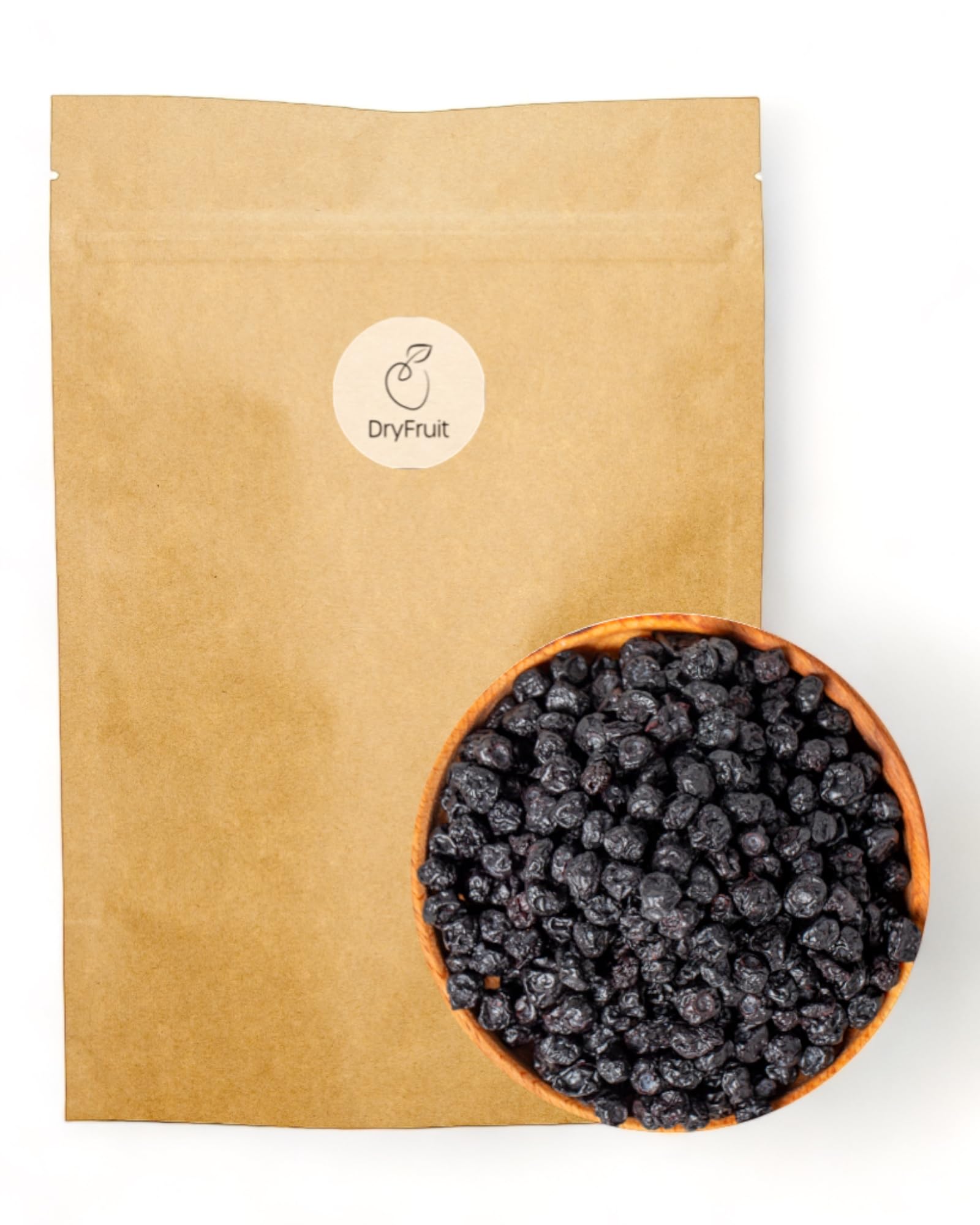 Dry-Fruit - Heidelbeeren getrocknet | mit Apfelsaftkonzentrat gesüßt | natürlich und fruchtig | ideal als gesunder Snack, im Müsli oder im Porridge | 1Kg