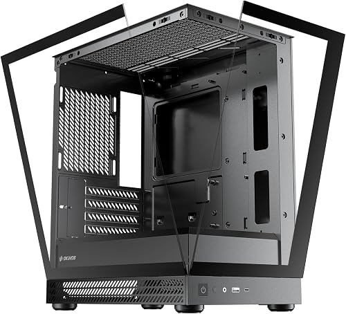 Okinos Aqua UNO Micro ATX Case, solo custodia, ventole no…