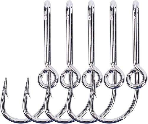 Goture 5 unids gancho sombrero clips de acero de alto carbono clip dinero clips Cap Tie Pins negroplata