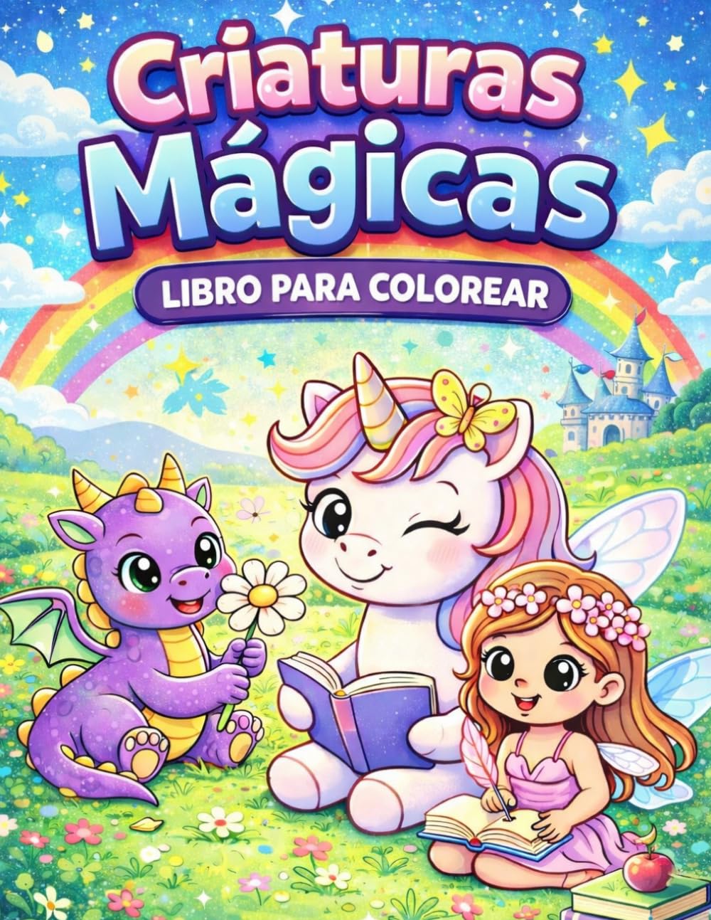 Criaturas Magicas: Libro Para Colorear
