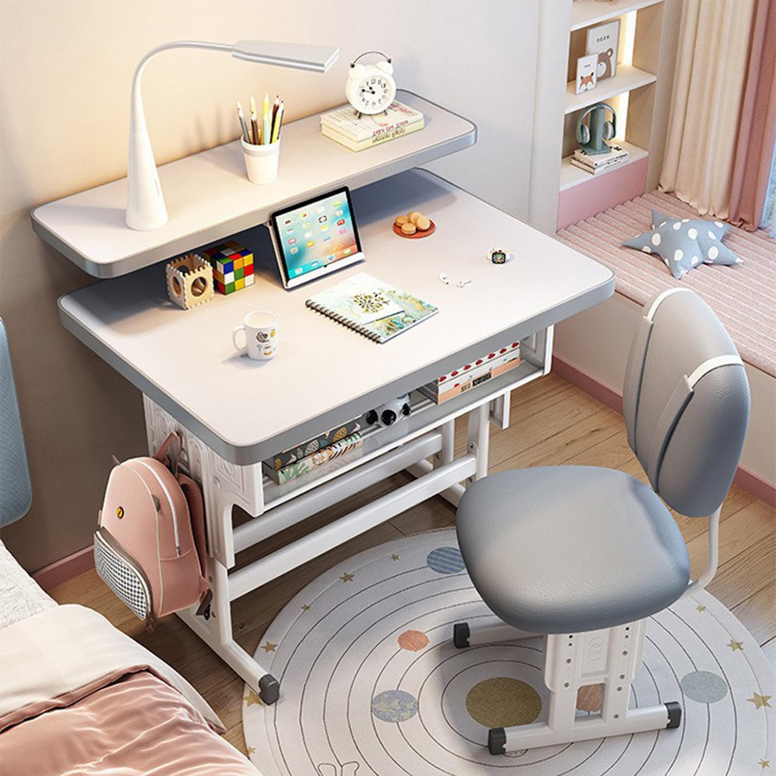 adjustable tables and chair sets,Kids Desk Set,Study desk & chair for kids,Educational Study Table and Chair set for Kids