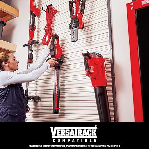 Miniatura 5 de CRAFTSMAN Leaf Blower, Leaf Vacuum and Mulcher, 3-in-1 Backpack Blower, Up to 230 MPH, 12 Amp, Corded Electric (CMEBL700)