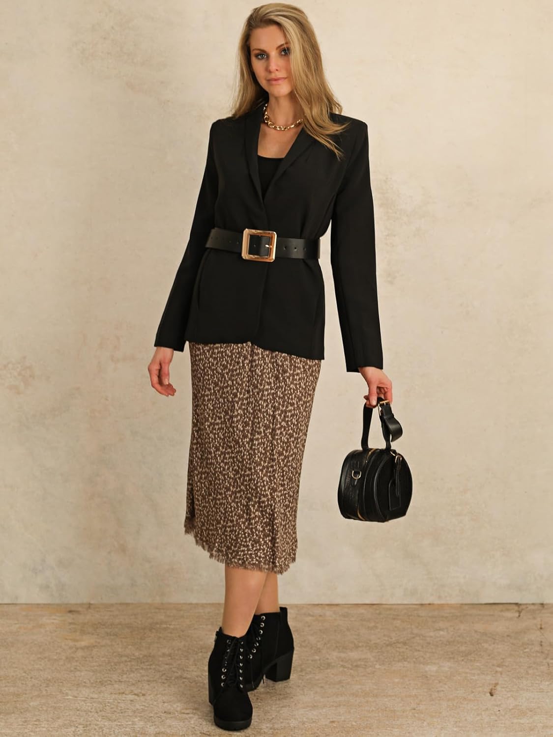 Design by Olivia Women's Business Casual Blazers Open Front Long Sleeve Work Office Suit Jackets