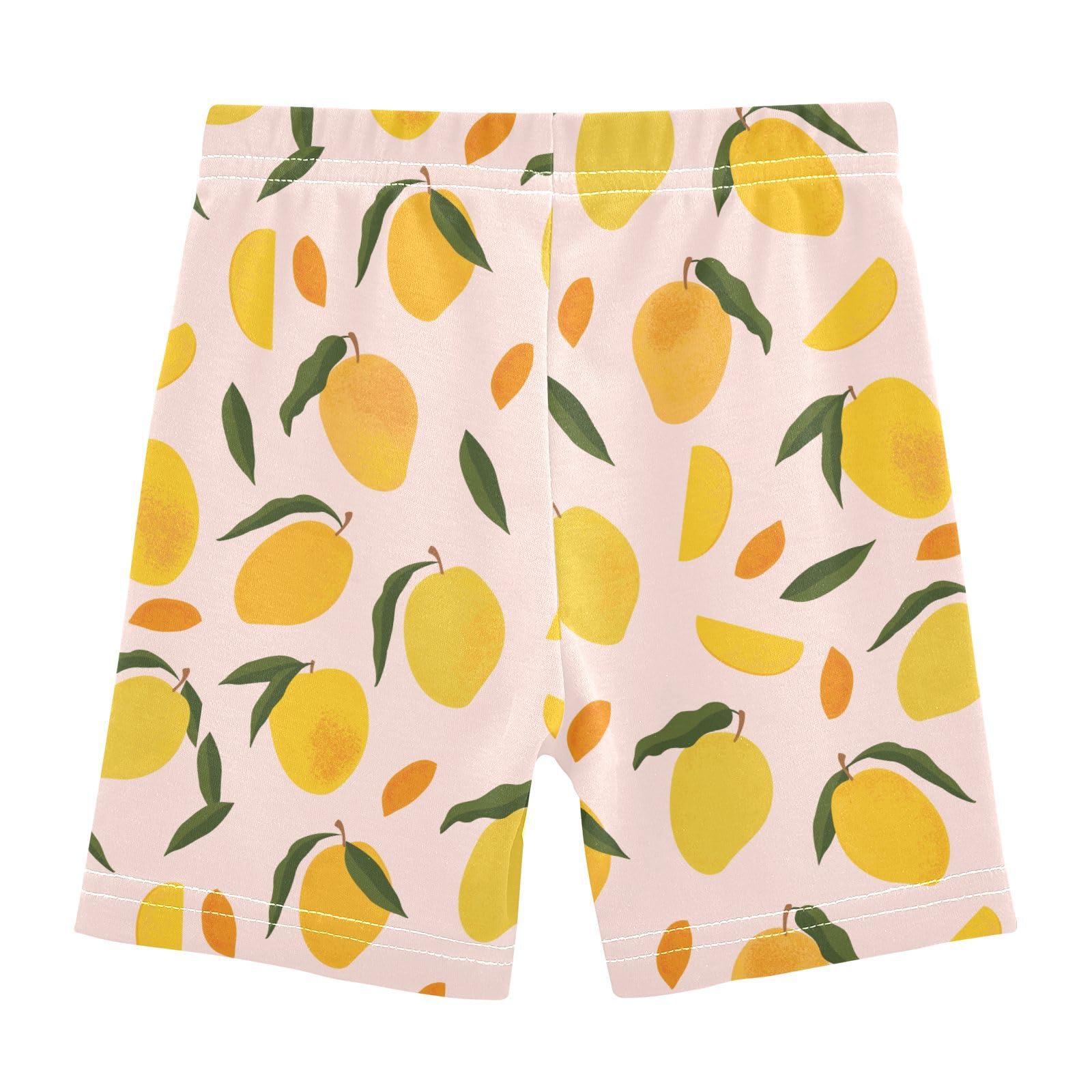 JHKKU Girls Mango Shorts Cotton Cartwheel Bike Kids Biker Under Dress Dance Short Girl Clothes 10Y