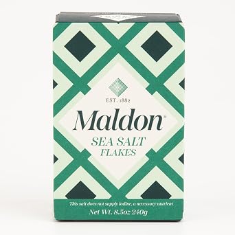 Maldon Sea Salt Flakes - 12 Sea Salt Boxes- 240g In Each Box, Premium Quality, Artisanal English Salt for Gourmet Cooking, Perfect Finishing Seasoning