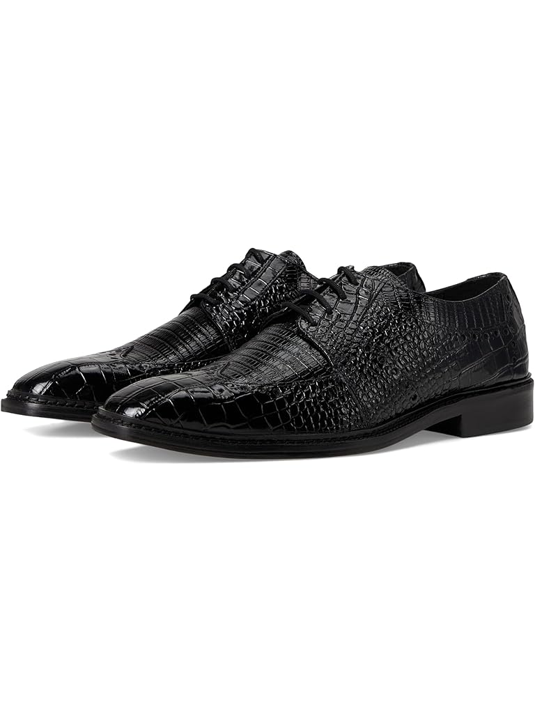 Black Stacy Adams Travato Wingtip Lace-Up