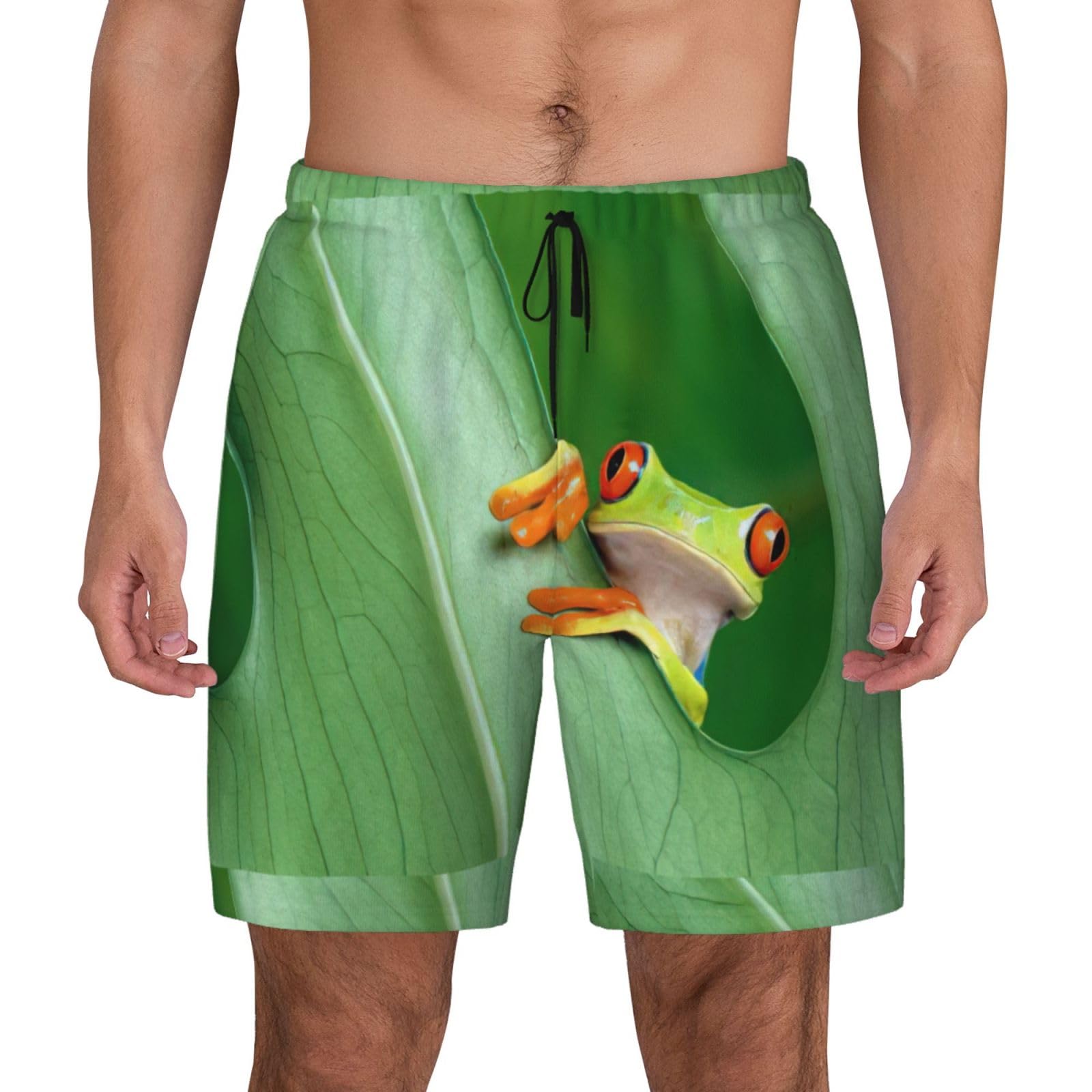 Short de bain homme avec poches doublure intérieure short de surf - 8