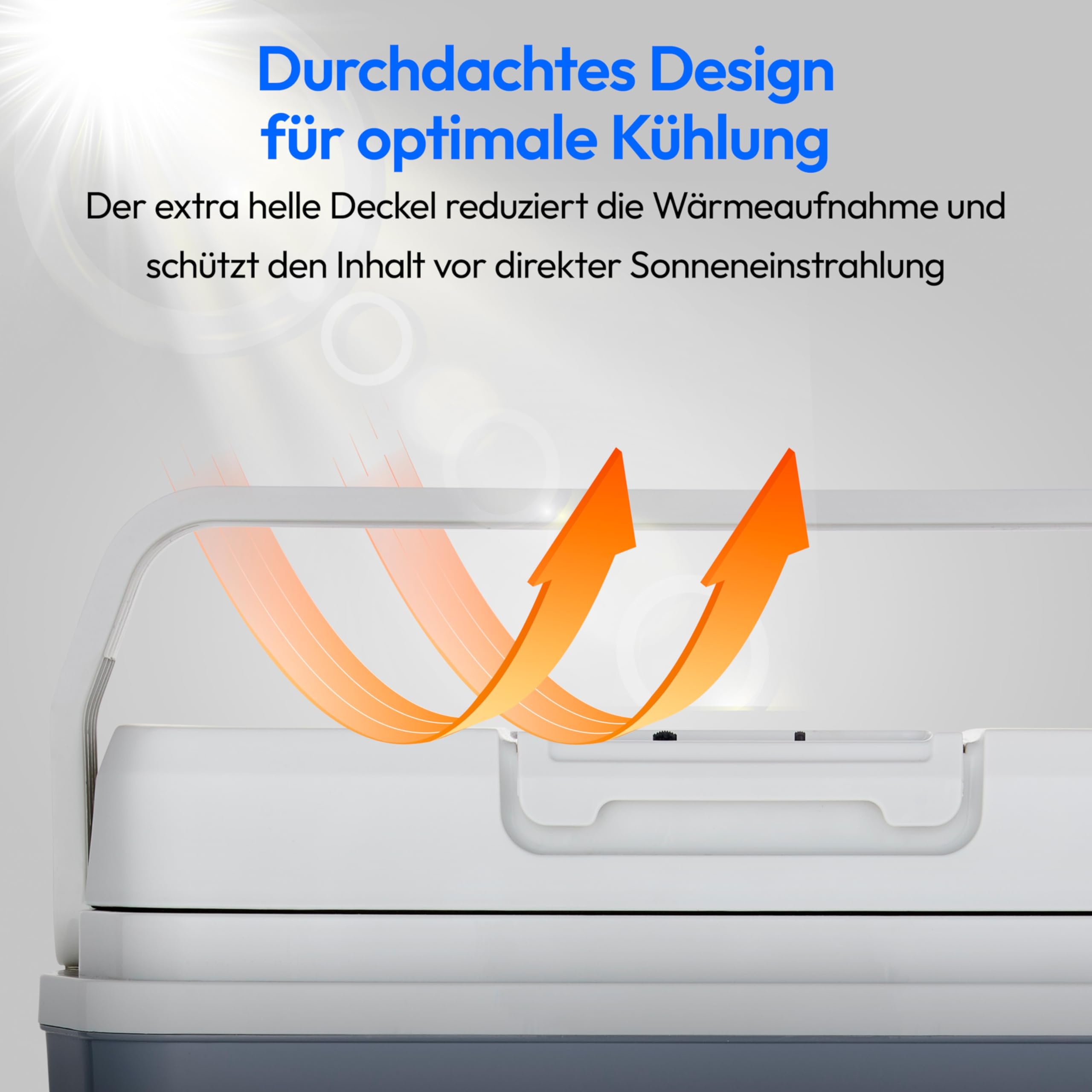 MEDION mobile elektrische Kühlbox 2in1 Kühlen und Wärmen (24 Liter, Thermo-elektrisch, Mini Kühlschrank, 3in1 Anschluss 5V USB, 12V & 230V, für Auto Reisemobil Camping Garten Schwimmbad, MD13011)