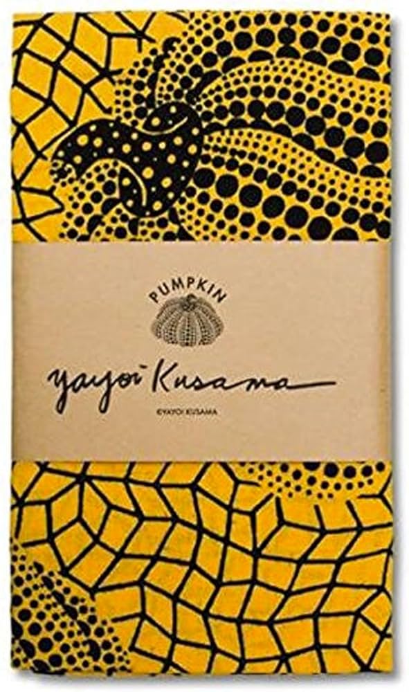 草間彌生　手ぬぐい Amazon｜(Yayoi Kusama) 草間彌生 PUMPKIN かぼちゃ 手ぬぐい イエロー