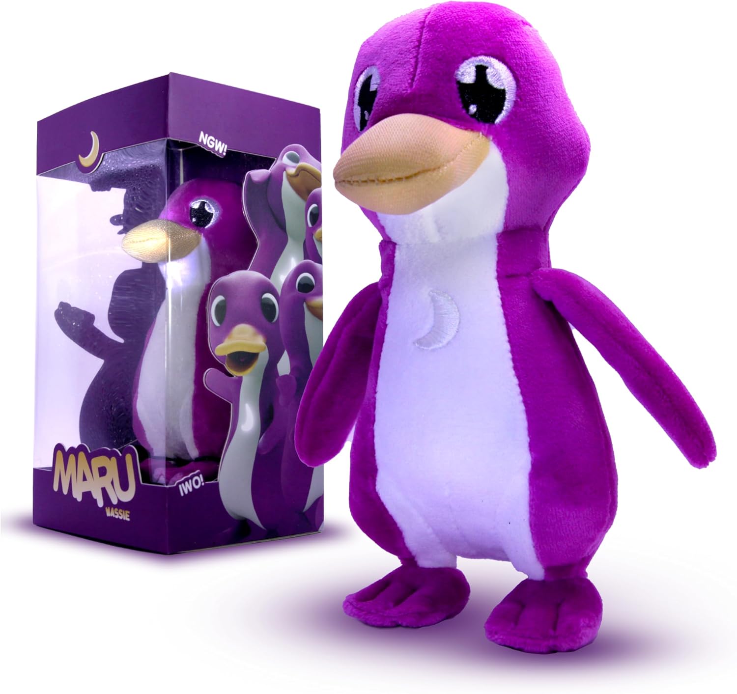 Purple Maru Plush Doll - Cute & Cuddly Collectible