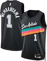 Victor Wembanyama San Antonio Spurs NBA Kids Youth 8-20 Black City Edition Swingman Jersey