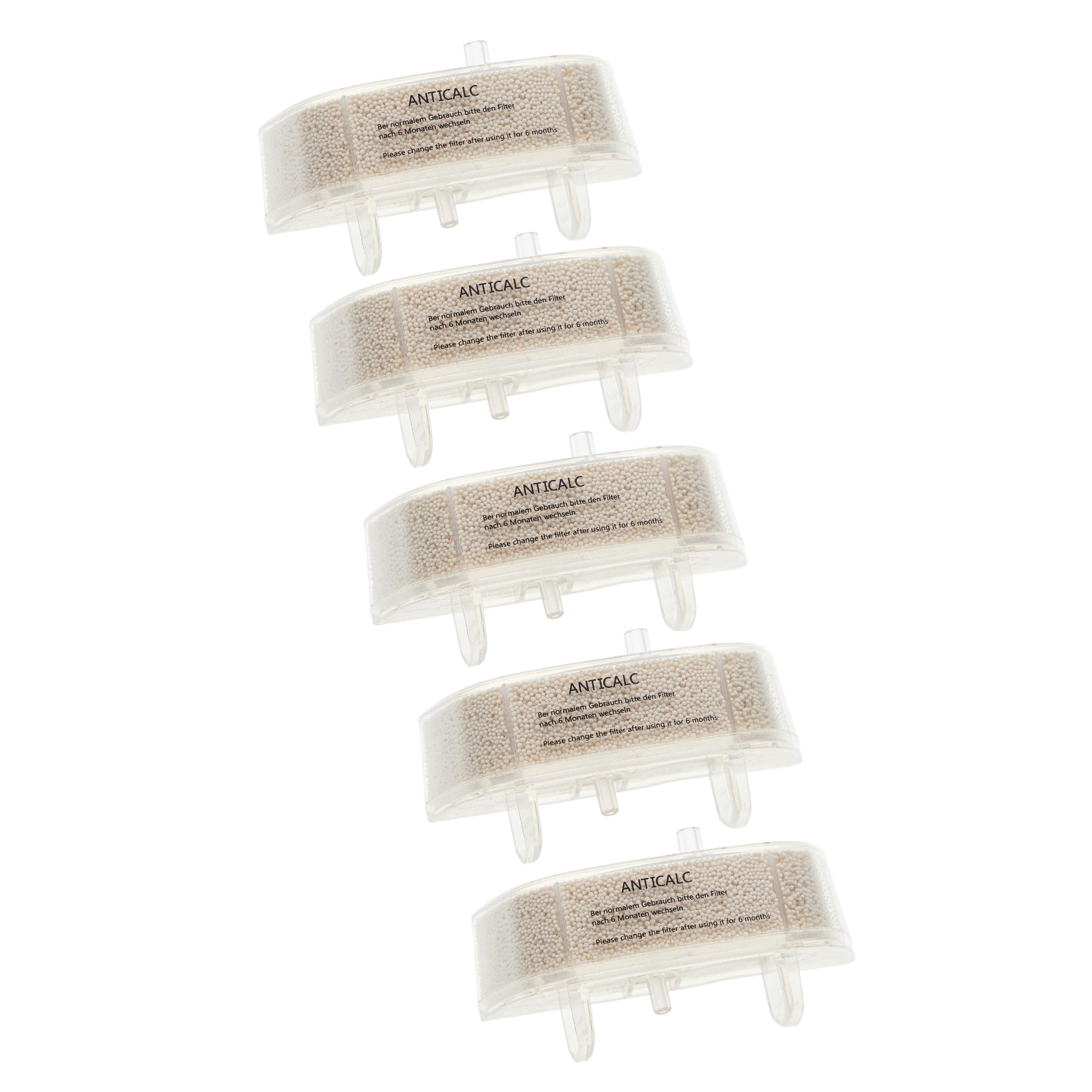 vhbw 5x Filtre anti-calcaire remplacement pour Rowenta ZR006501 pour nettoyeur vapeur