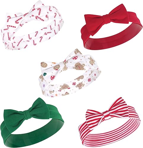 Vista 22 de Hudson Baby Cotton and Synthetic Headbands, Size 0-24 Months