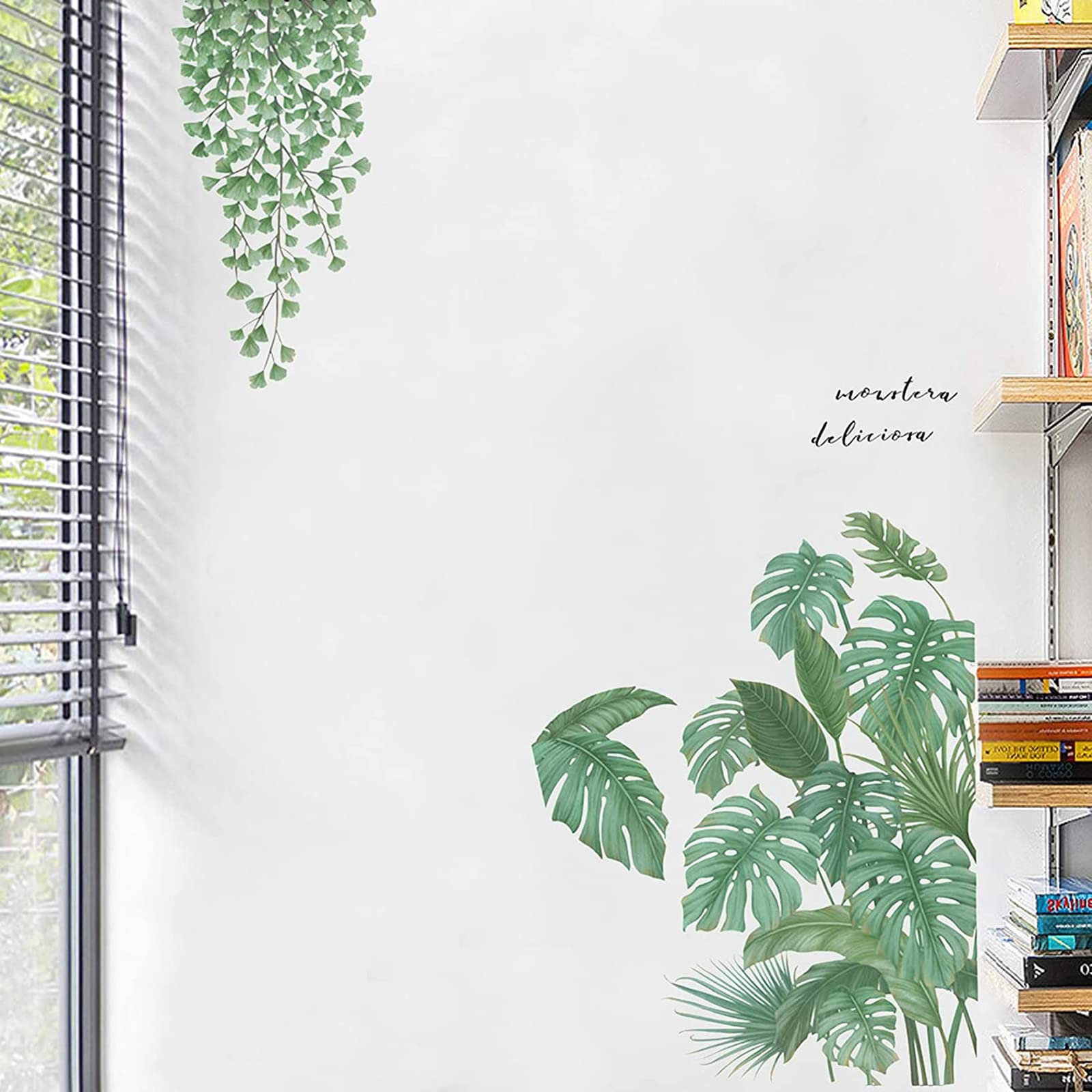 Stickers Muraux Tropicaux Palmier - 2 Pièces - Déco Salon Et Chambre