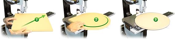 Woodhaven 7286 Band Saw Circle Jig, 3 to 45 Diameter