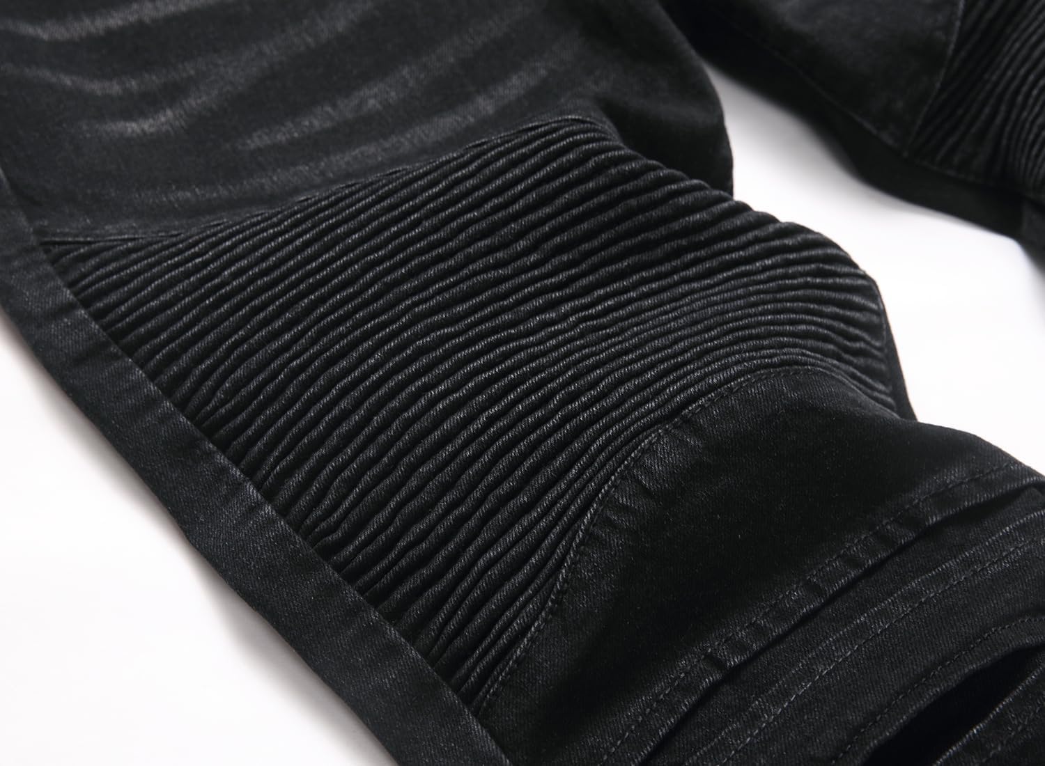 OIIIO Men's Retro Straight-Fit Stretch Jean - Image 5