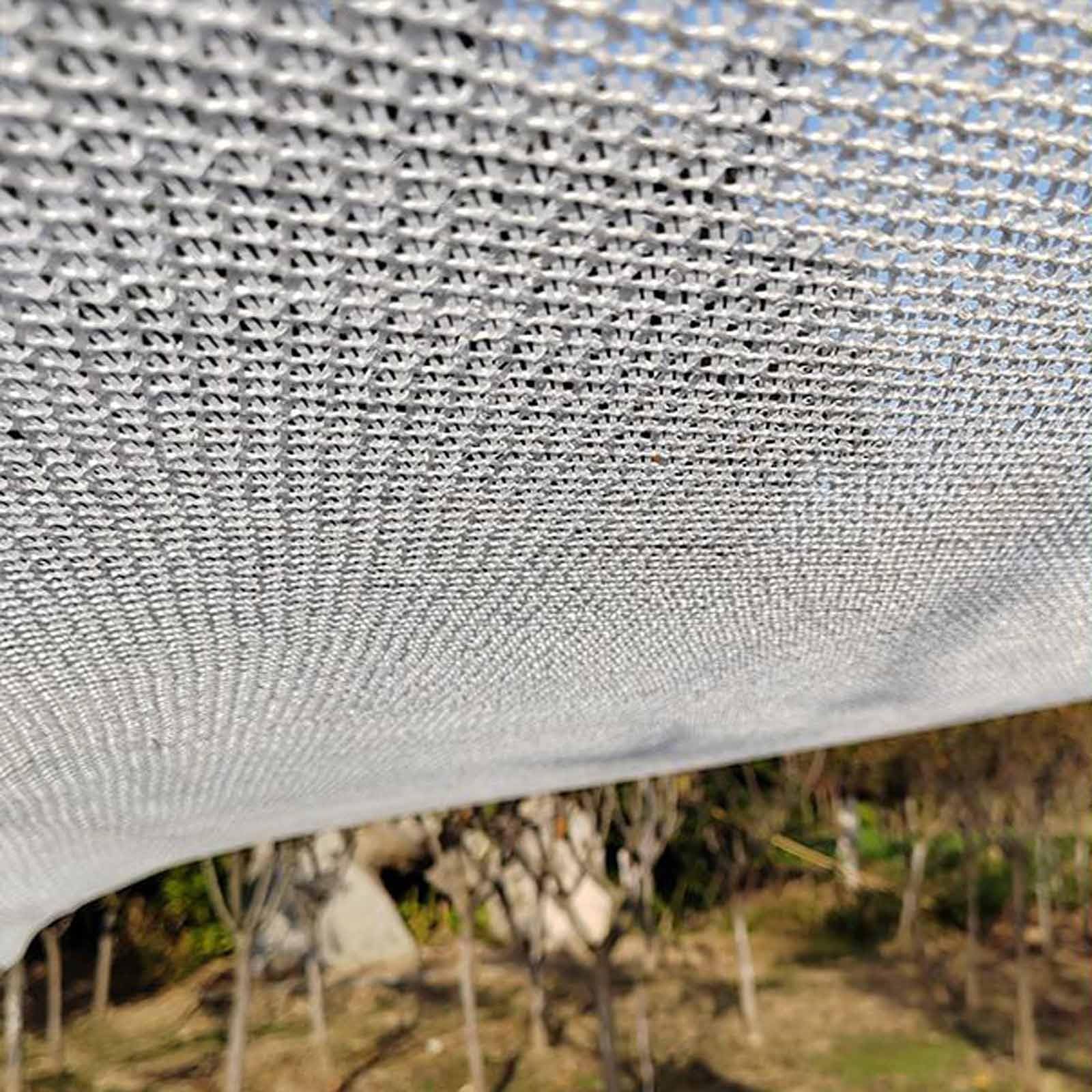 Strapazierfähiger weißer Shad – 50 % Sonnencreme für Gewächshaus, Pflanzen und Gemüse im Freien – erhältlich in den Größen 1 x 2 m bis 4 x 8 m – Abdeckplane für optimales Wachstum