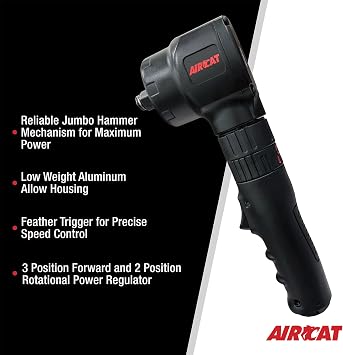 AirCat 1/2 Inch Angle Impact Wrench