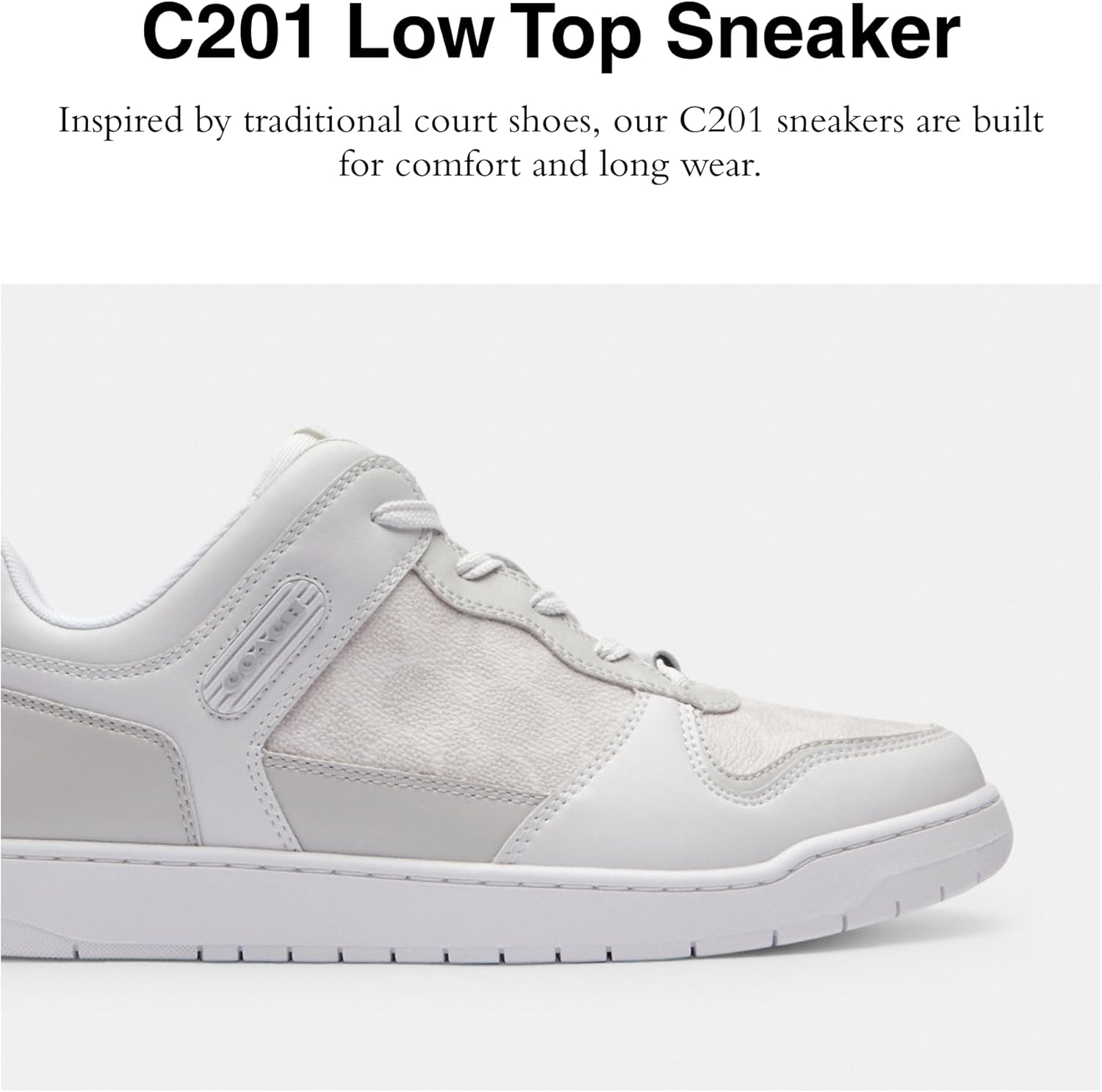 COACH C201 Mixed Material Sneaker - Image 2