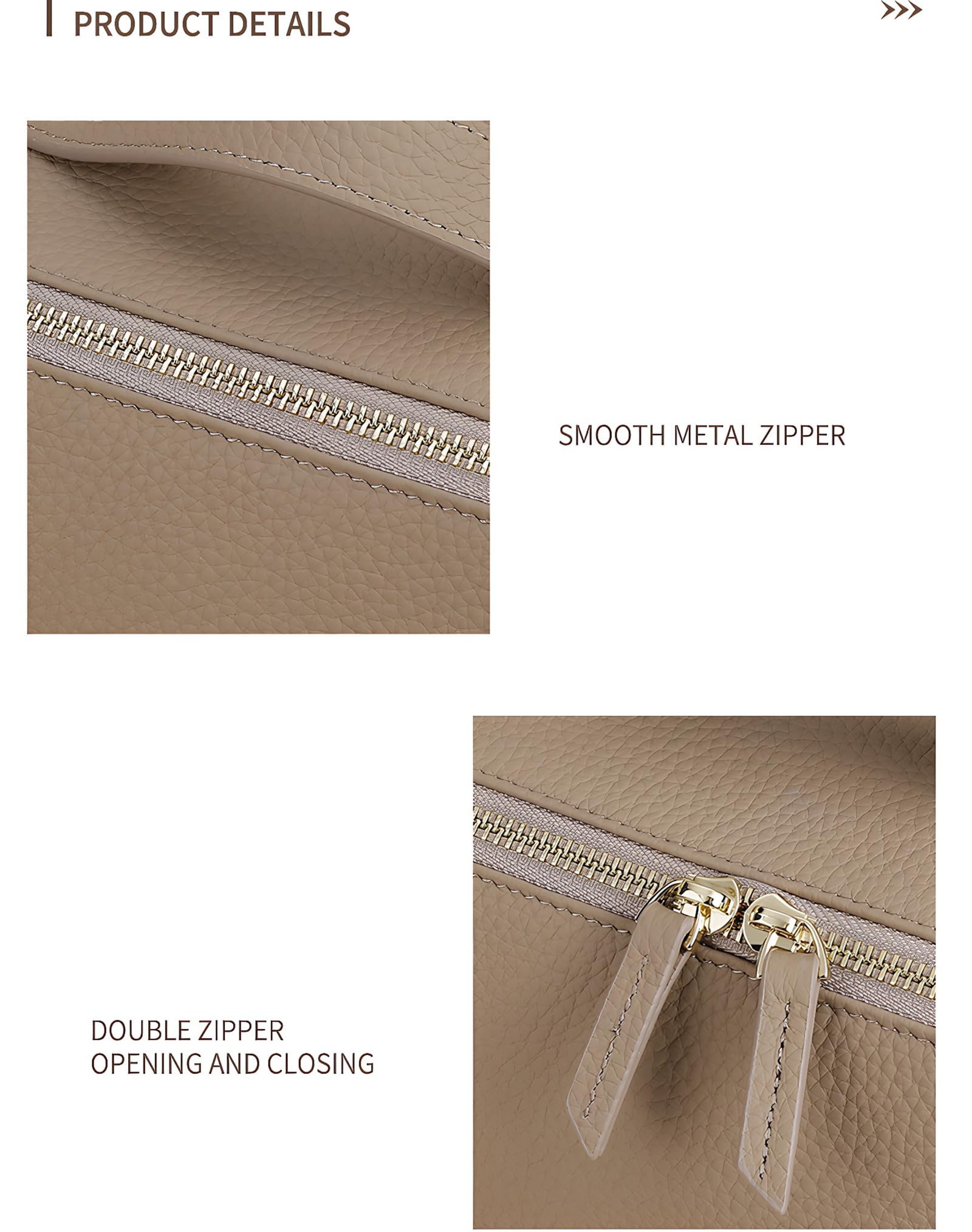 Bolsa de viaje de maquillaje Cosméticos de cuero Bolsa de inodoro