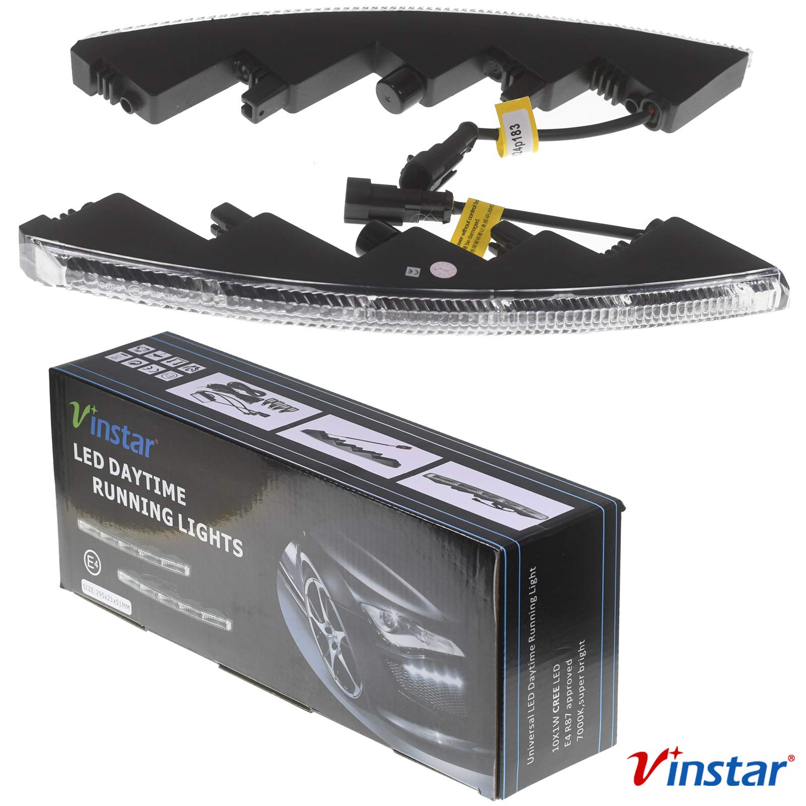 Luce di marcia diurna a LED, 12 V, R87, compatibile con W169 W164 W245 SL R230 CLK