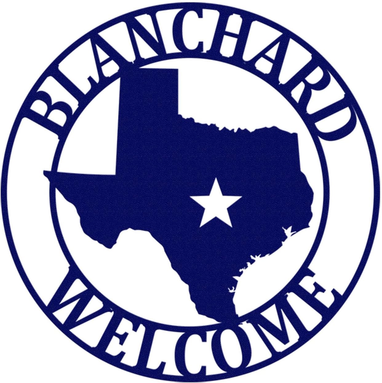 Custom Texas Welcome Door Wreath, State Door Hanger, Welcome Sign