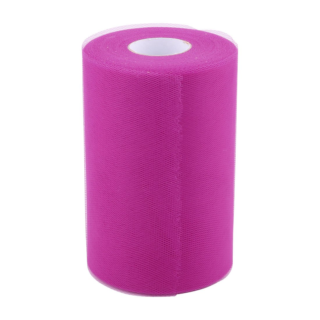 Qtqgoitem Polyester Home Wedding Dress Tutu Gift DIY Craft Tulle Spool Roll 6 Inch x 100 Yards Fuchsia (Model: 76a 678 abb 5b8 b2a)