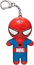 Lip Smacker Marvel Lip Balm Keychain, Clear & Glossy, Fun & Giftable, Cruelty Free - Spiderman