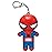 Lip Smacker Marvel Lip Balm Keychain, Clear & Glossy, Fun & Giftable, Cruelty Free - Spiderman
