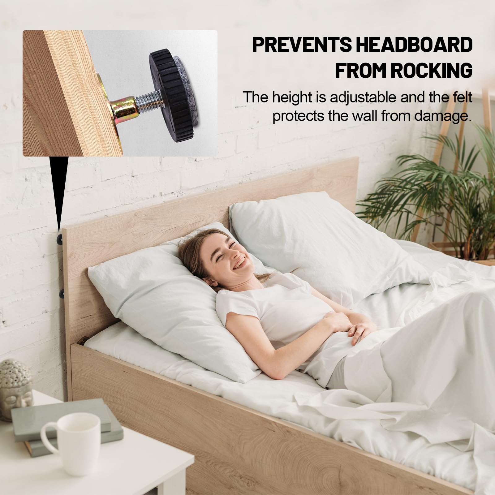 Piedini Regolabili Per Mobili - 8 Pezzi, Altezza 28-40mm, Antiscivolo, Per Tavoli E Armadi - Foto 2